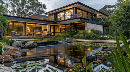 japanese garden in the village