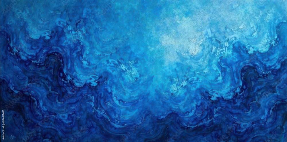 Blue abstract background on canvas texture, swirling patterns and deep colors, abstract, swirly, blue Blue abstract background on canvas texture, swirling patterns and deep colors, abstract, swirly, blue