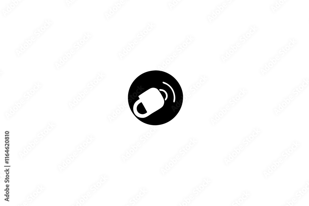 creative medical ultrasound wand icon concept creative medical ultrasound wand icon concept
