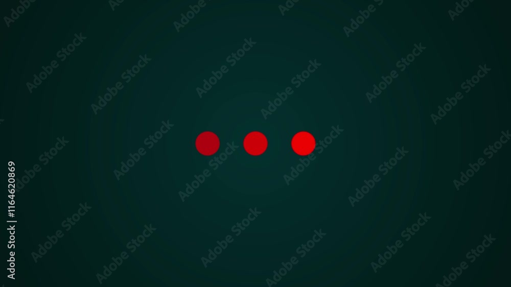 Typing loading dots on transparent background with alpha channel with ...