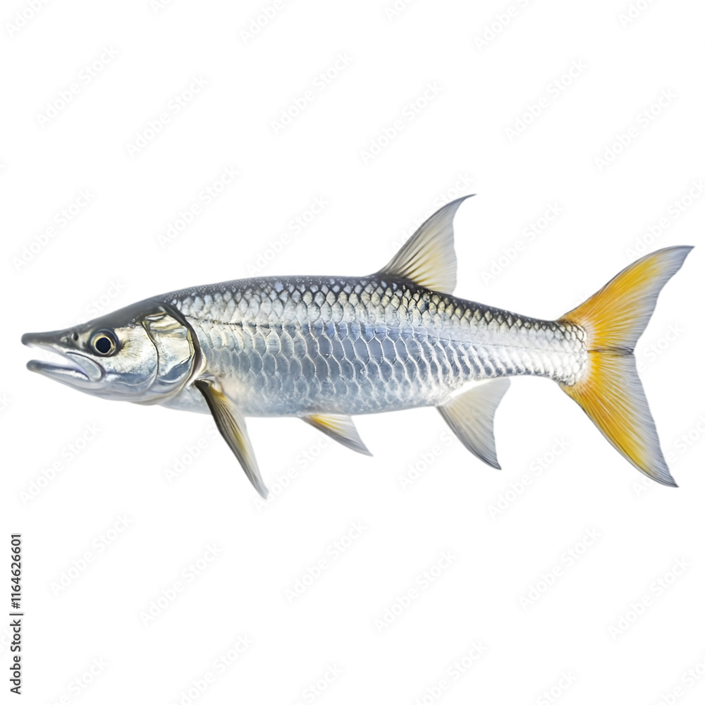 Tropical Fish Silver Tarpon Aquatic Life Ocean Wildlife Underwater Image Nature Photo Tropical Fish Silver Tarpon Aquatic Life Ocean Wildlife Underwater Image Nature Photo