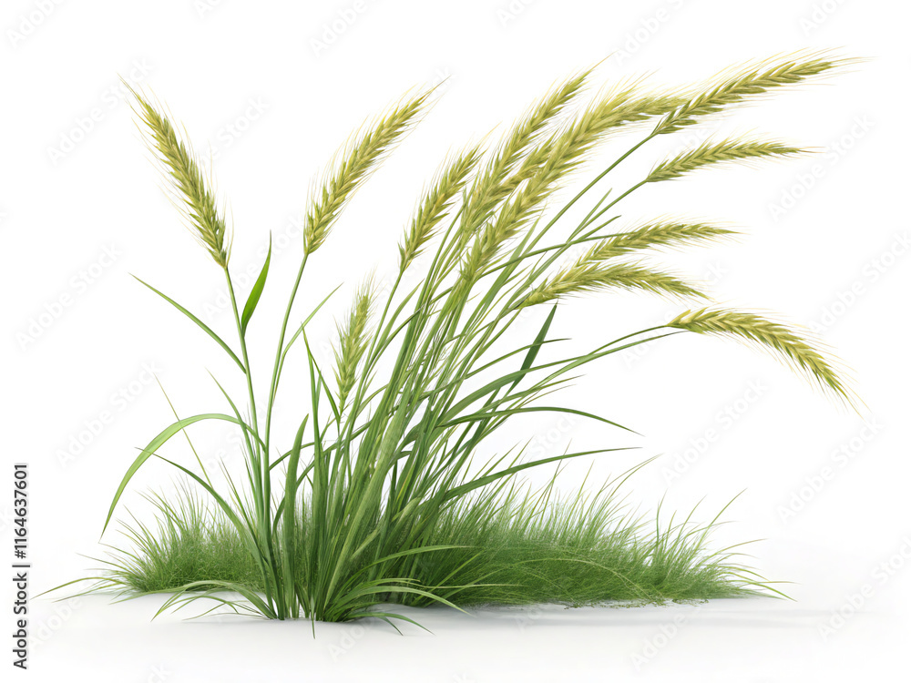 green grass isolated on white green grass isolated on white
