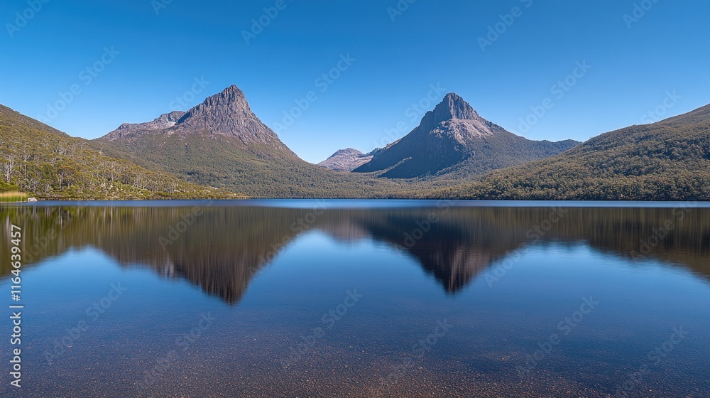 Serene Lake Reflection of Mountain Serene Lake Reflection of Mountain