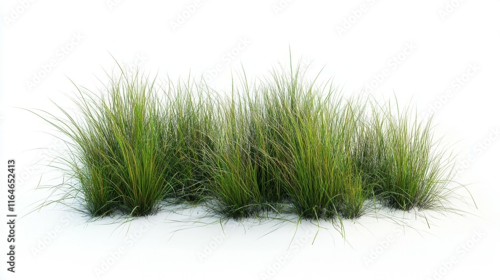 Grass in high definition isolated on a white background.