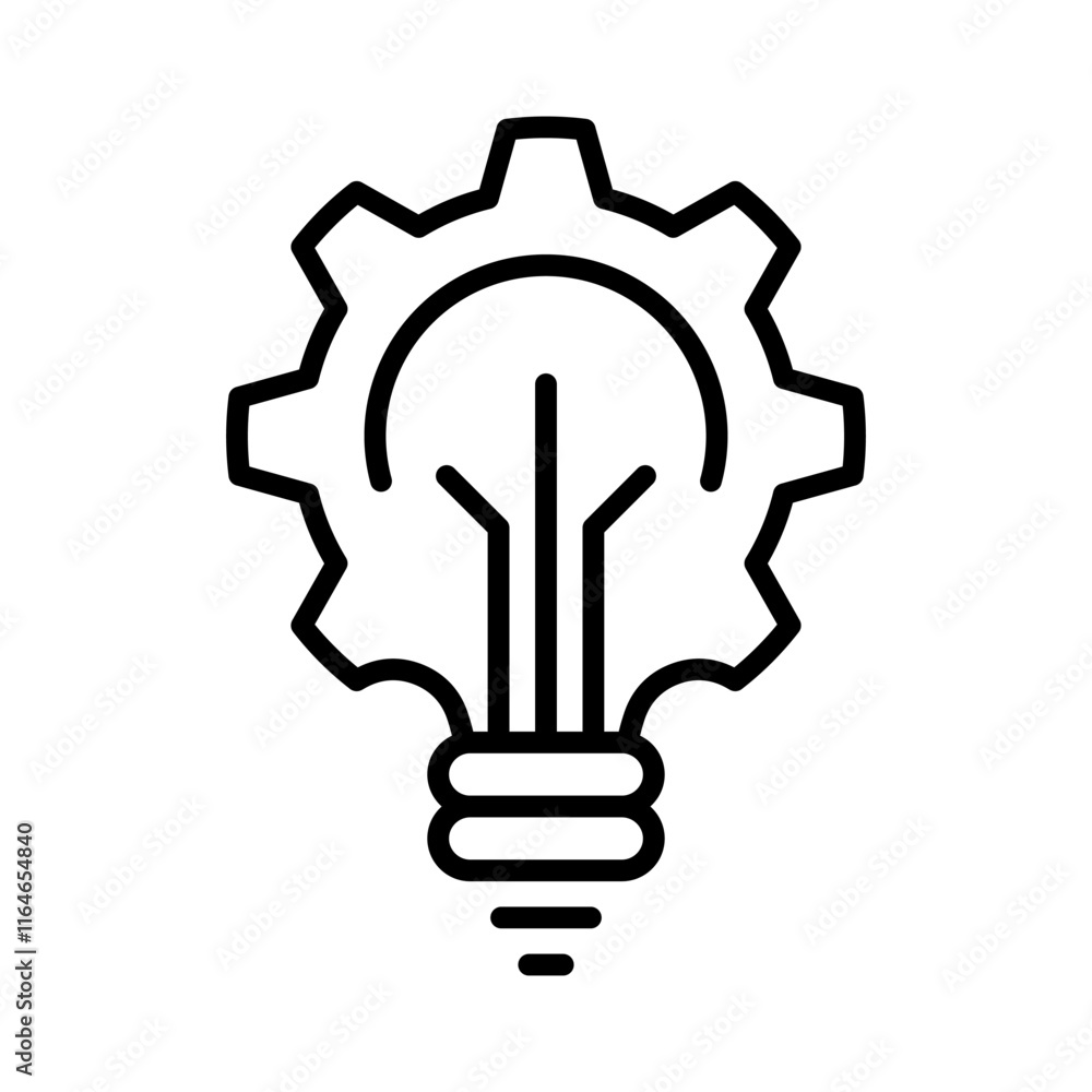 innovation icon line vector design with trendy style innovation icon line vector design with trendy style