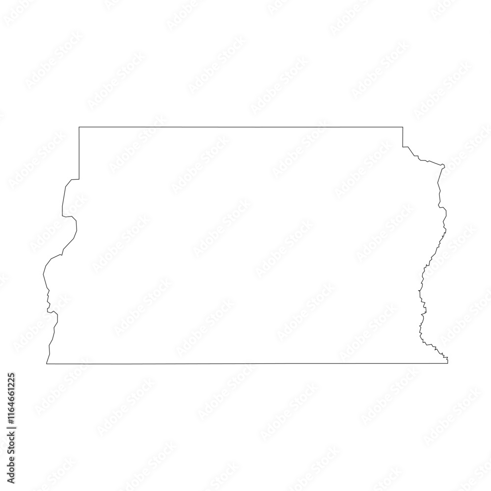 Distrito Federal state blank outline map Distrito Federal state blank outline map