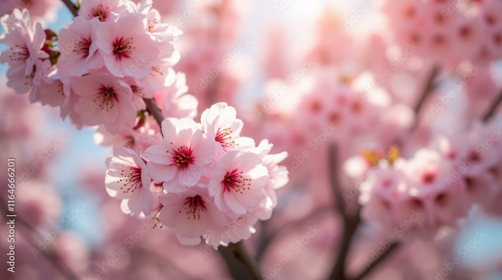 Fototapeta premium cherry tree in full bloom, Cherry tree myth