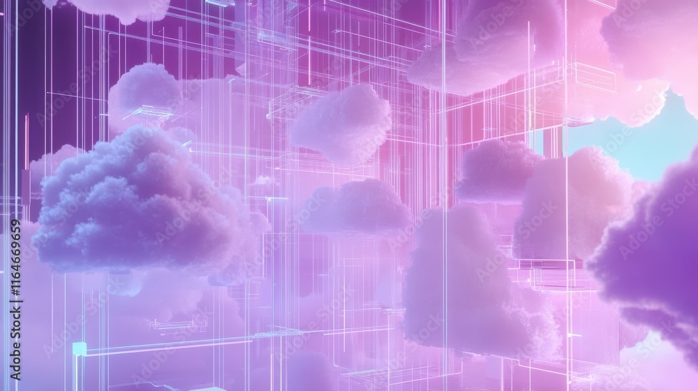 Layered Digital Cloud Interfaces with Soft Light Layered Digital Cloud Interfaces with Soft Light