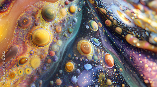 Auroral beads and nebular hypothesis microscopic structures in the birth of planetary systems. Auroral. Illustration
