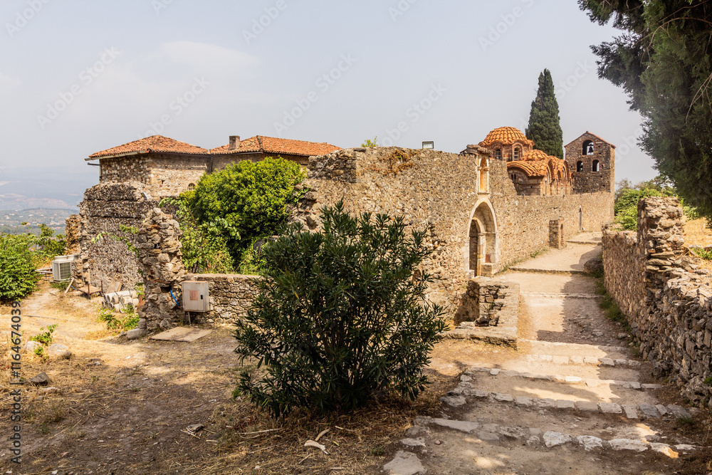 Fototapeta premium Metropolitan Church of Saint Demetrius in Mystras on Peloponnese peninsula, Greece