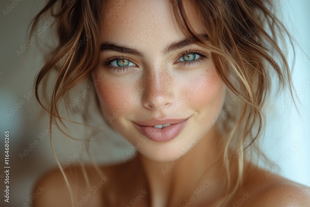 Radiant portraits of women with natural beauty and captivating smiles AI generated Radiant portraits of women with natural beauty and captivating smiles AI generated