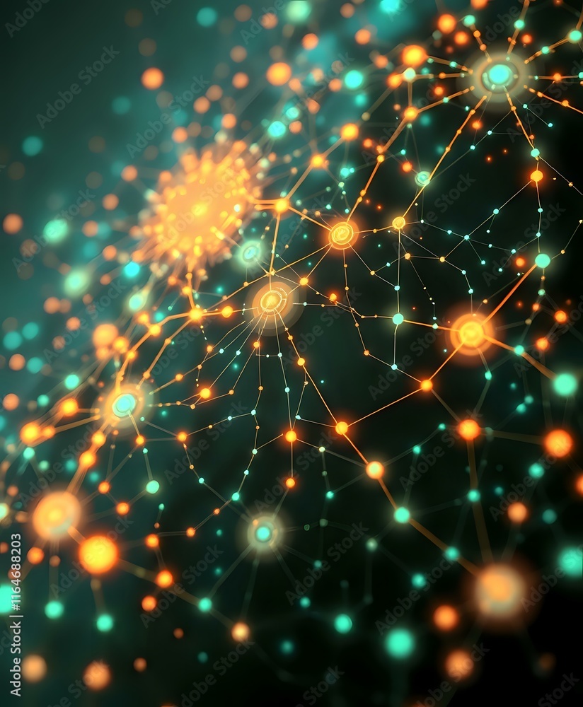 Glowing Cybernetic Neural Network Art Nouveau Galaxy Glowing Cybernetic Neural Network Art Nouveau Galaxy