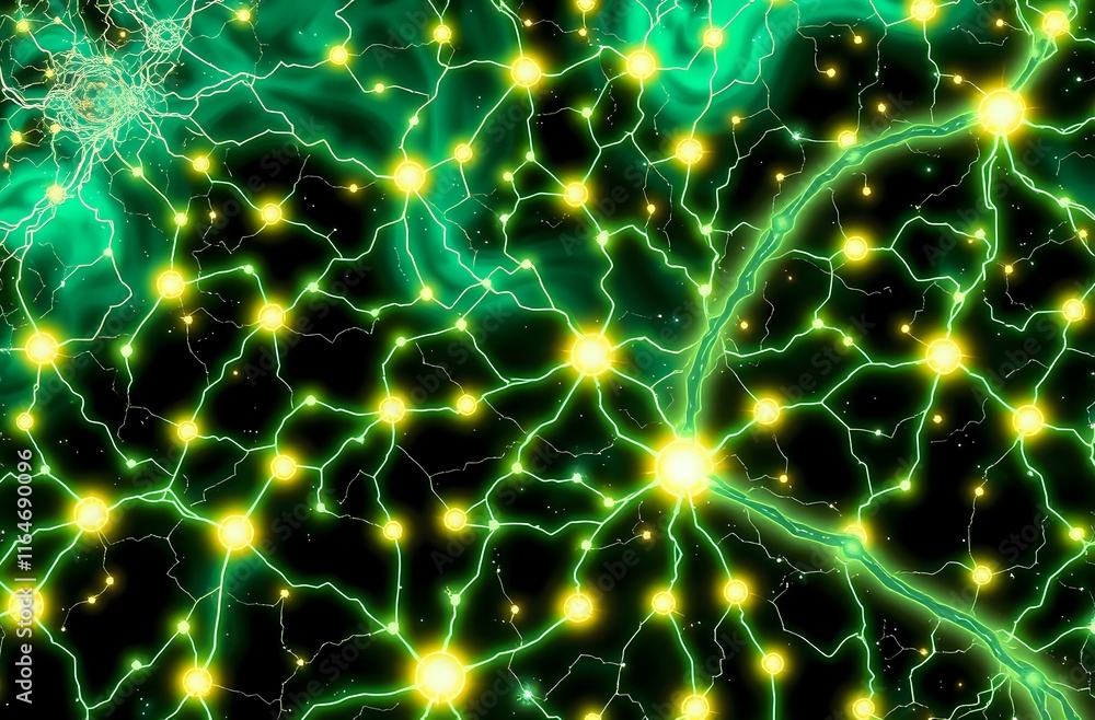 Radiant Neural Network Art Nouveau Bioluminescent Design - 3:2 Aspect Ratio Radiant Neural Network Art Nouveau Bioluminescent Design - 3:2 Aspect Ratio