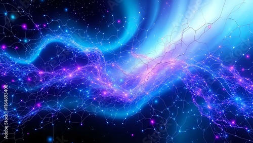 Wallpaper Mural Celestial Birth: Nebulas Dance with Galaxies in Deep Space Torontodigital.ca