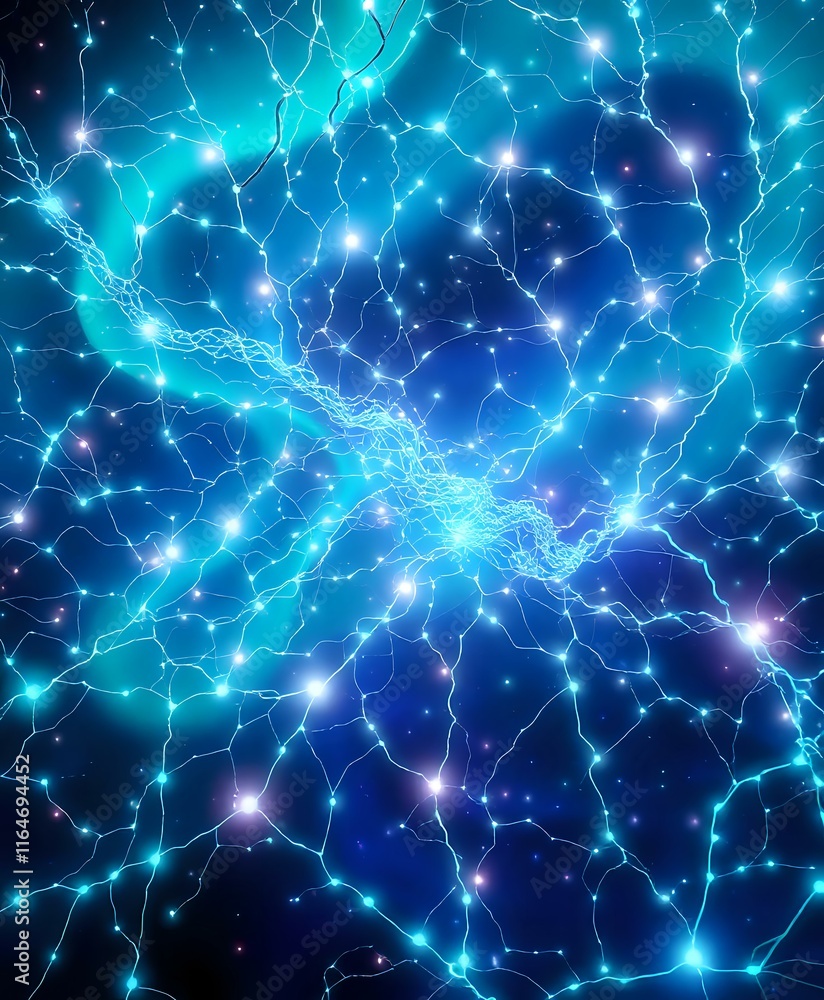 Mesmerizing Bioluminescent Neural Network Art Nouveau Cybernetic Abstract Scene Mesmerizing Bioluminescent Neural Network Art Nouveau Cybernetic Abstract Scene