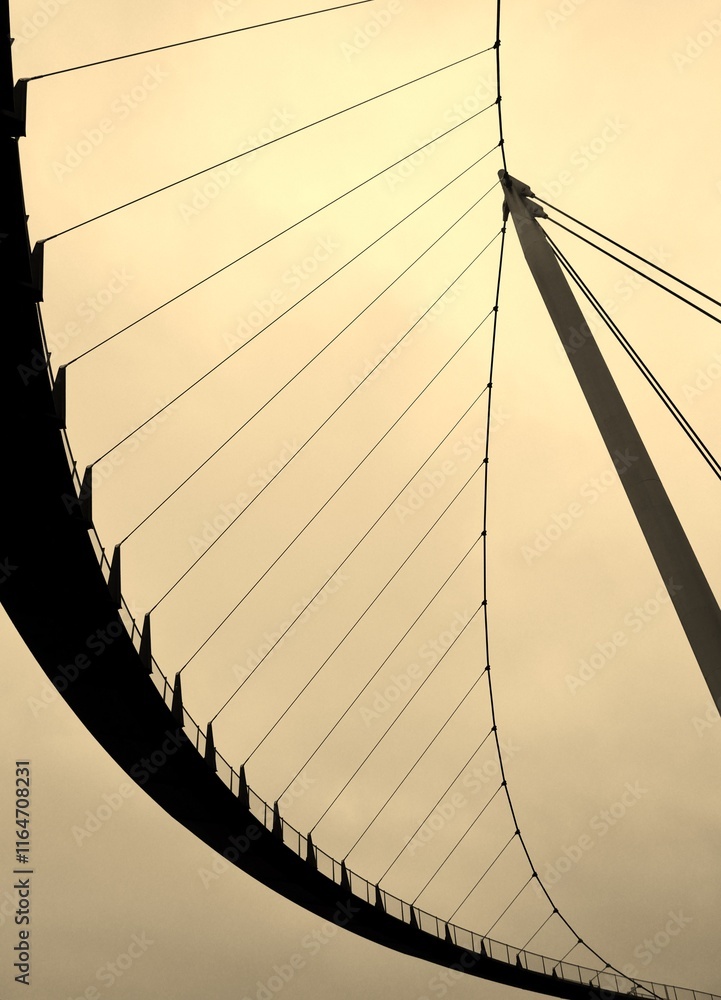 Obraz premium Hängebrücke in Sassnitz auf Rügen