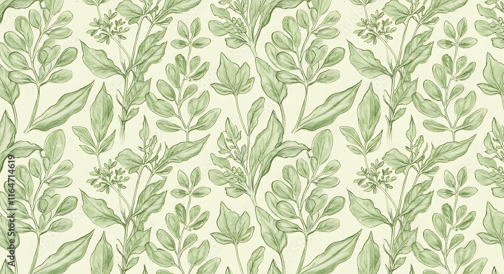 Green plant and leafs pattern. Pencil, hand drawn natural illustration. Simple organic plants design. Botany vintage graphic art. 4k wallpaper, background. Simple, minimal, clean design Green plant and leafs pattern. Pencil, hand drawn natural illustration. Simple organic plants design. Botany vintage graphic art. 4k wallpaper, background. Simple, minimal, clean design