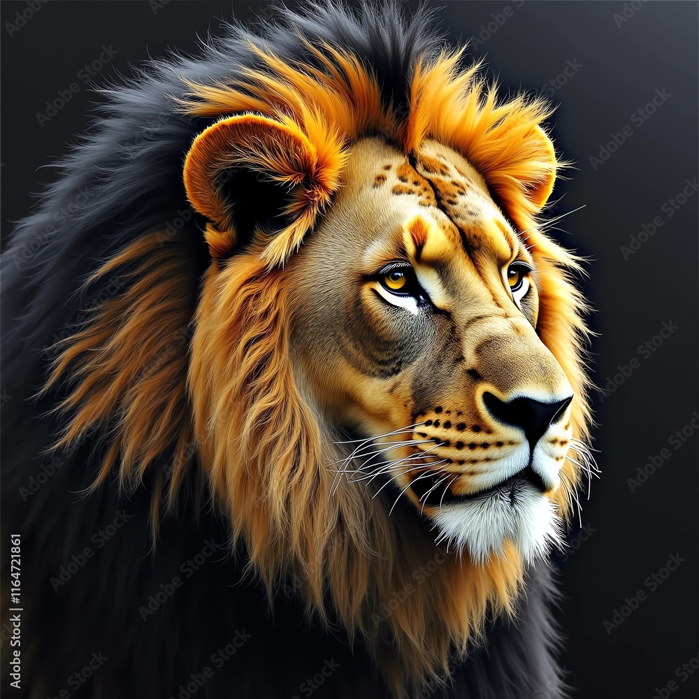 Fototapeta premium portrait of a lion