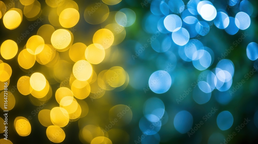 Big bokeh and little bokeh mostly white and yellow with blue and green background lots of room for copy or text with sparkling feel for uplifting presentation. Big bokeh and little bokeh mostly white and yellow with blue and green background lots of room for copy or text with sparkling feel for uplifting presentation.