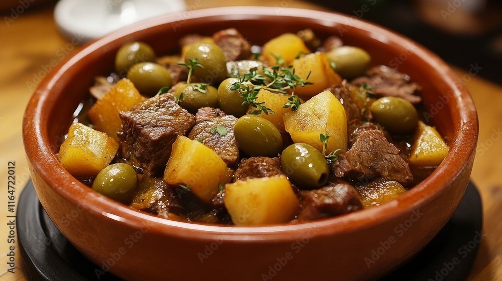 In Spain, Callos a la Madrilena is a classic stew cooked with beef tripe and eaten with olives. In Spain, Callos a la Madrilena is a classic stew cooked with beef tripe and eaten with olives.