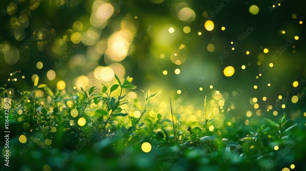 Bright green bokeh nature background. Bright green bokeh nature background.