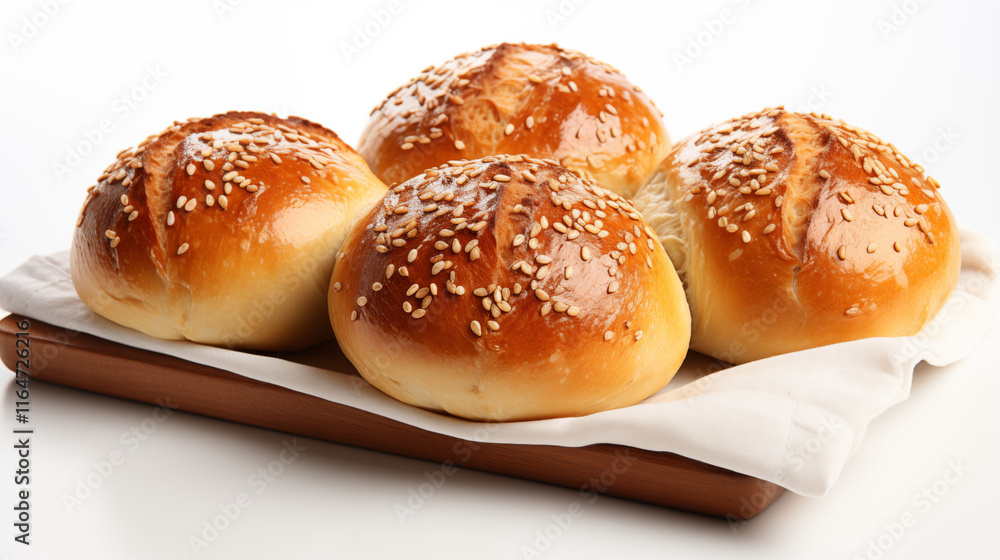 Warm bread rolls, golden brown, freshly prepared, ideal for meal concepts or culinary presentations, studio view. Warm bread rolls, golden brown, freshly prepared, ideal for meal concepts or culinary presentations, studio view.
