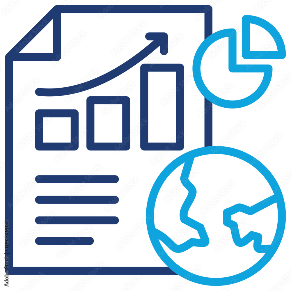 Economic Data Icon Economic Data Icon