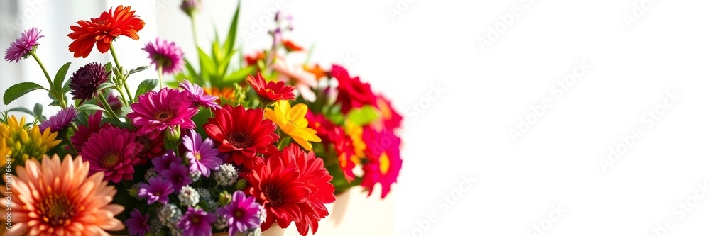 Vibrant bouquet of various colorful flowers with bright petals conveying a joyful atmosphere representing the beauty of nature and appreciation during community volunteering Vibrant bouquet of various colorful flowers with bright petals conveying a joyful atmosphere representing the beauty of nature and appreciation during community volunteering