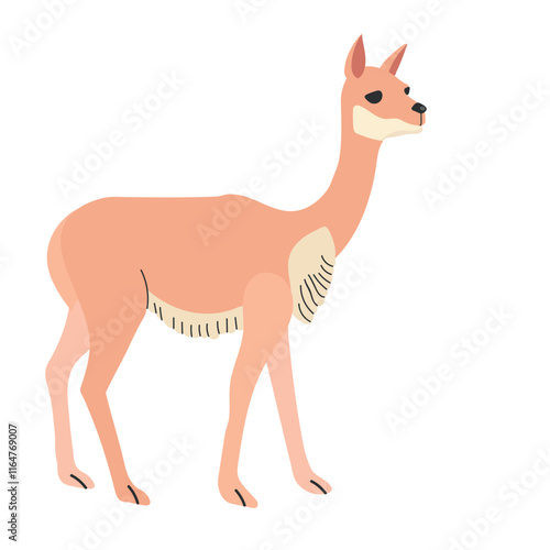 Vicuna icon clipart avatar logotype isolated illustration