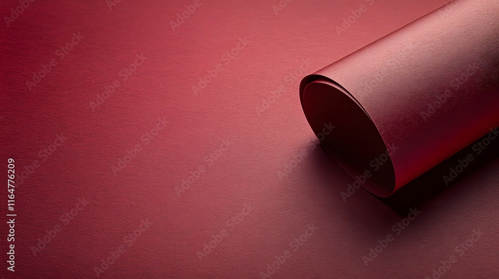 Rolled Crimson Paper Texture Background Image Rolled Crimson Paper Texture Background Image