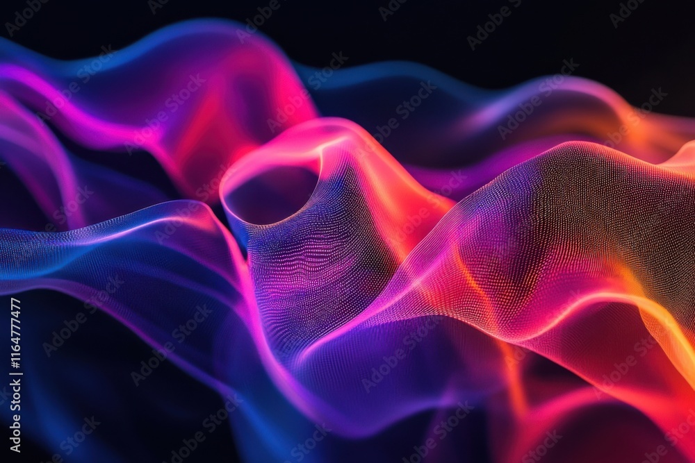 Obraz premium Abstract Colorful Waves