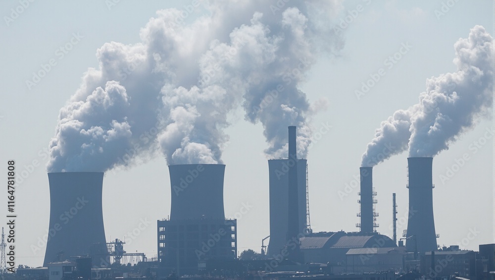 Environmentally diverse industrial pollution scene