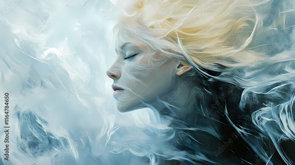 Abstract wind carrying faint whispers of the past with depression. Whispering. Illustration Abstract wind carrying faint whispers of the past with depression. Whispering. Illustration