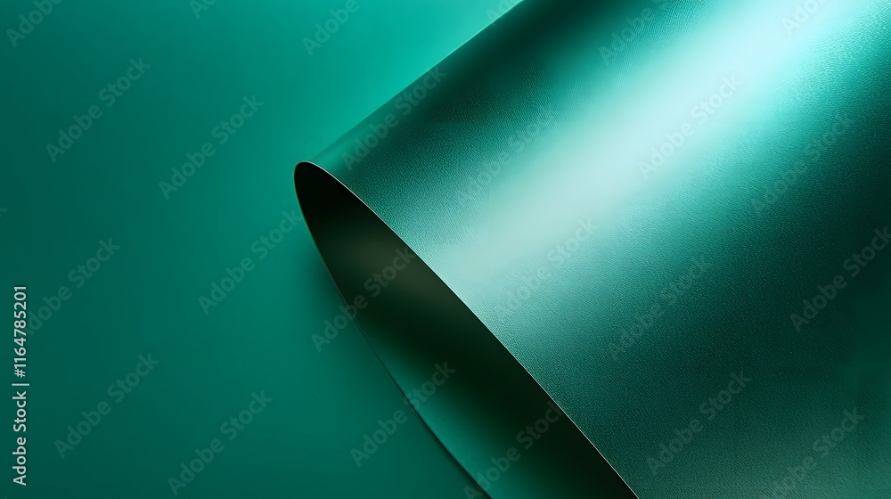 Abstract Green Curving Paper Background Design Abstract Green Curving Paper Background Design