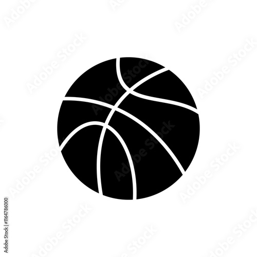 Basketball icon logo design. Basketball ball sign and symbol