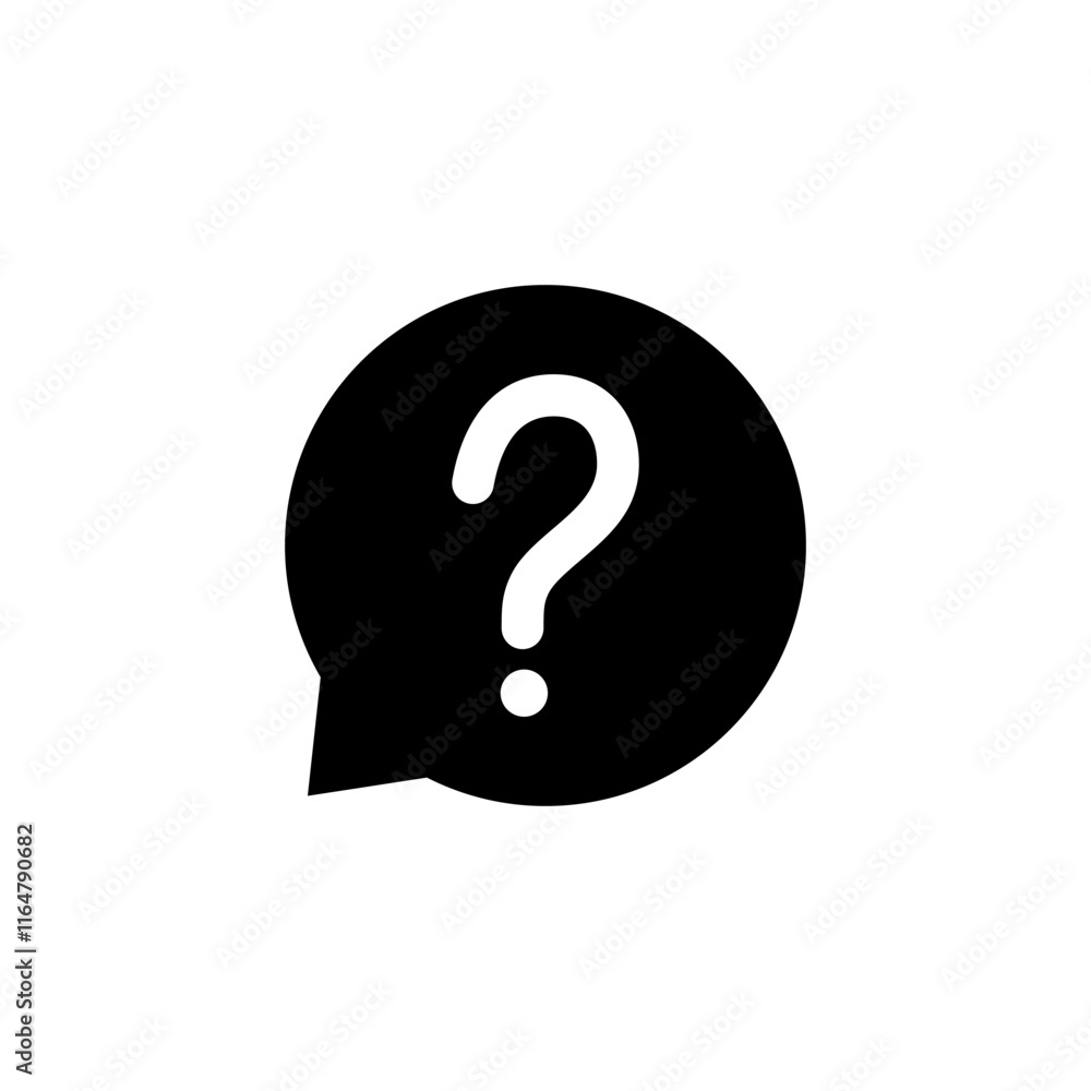 Question icon logo design. question mark sign and symbol Question icon logo design. question mark sign and symbol