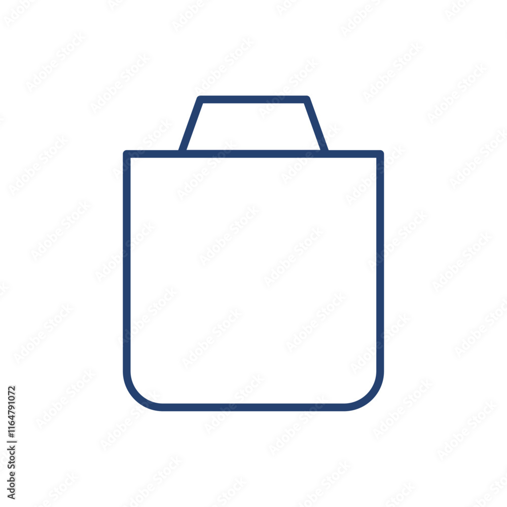 Bag icon Outline icon sign Bag icon Outline icon sign