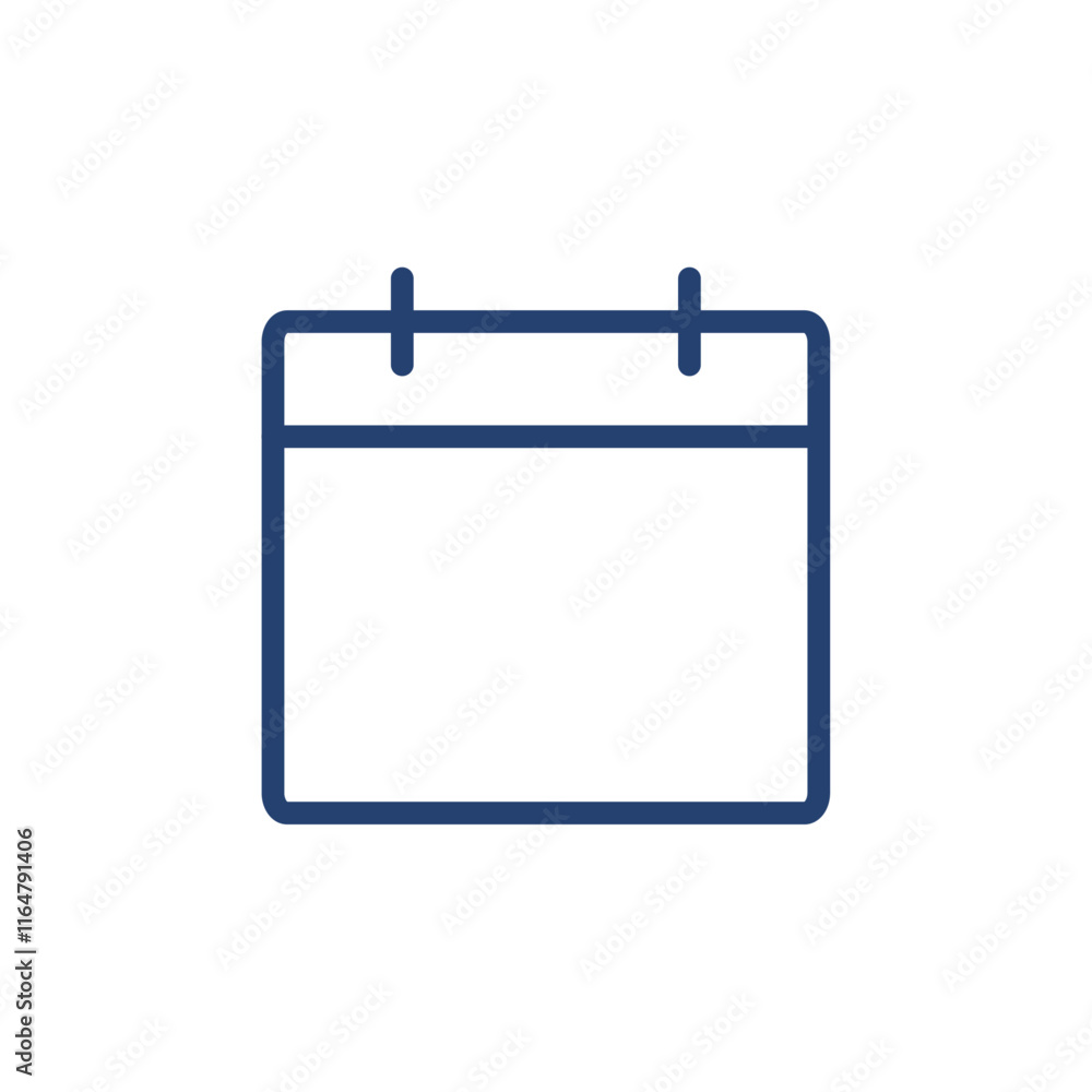 Calendar icon Outline icon sign Calendar icon Outline icon sign