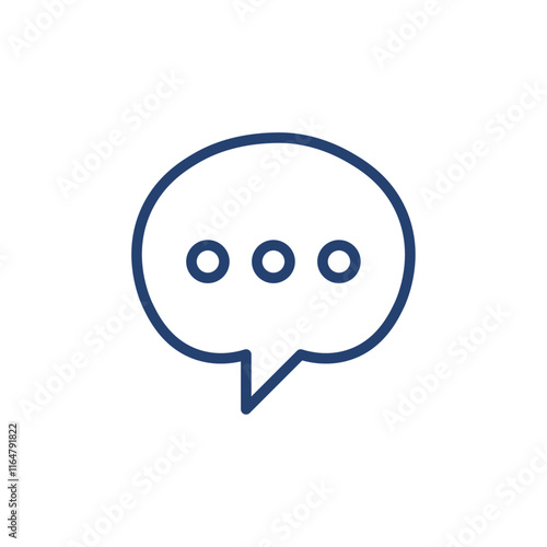 Comment icon Outline icon sign