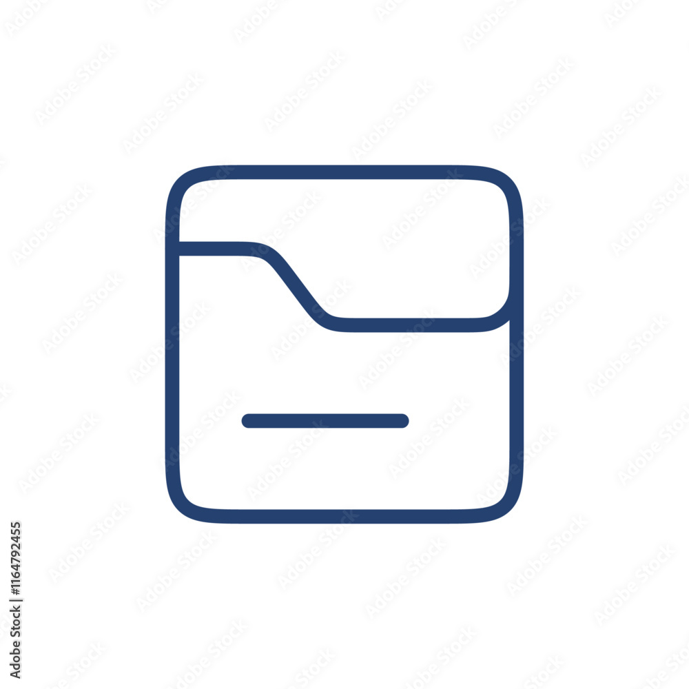 Folder icon Outline icon sign Folder icon Outline icon sign