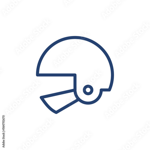 Helmet icon Outline icon sign
