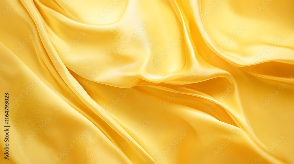 Golden Silk Fabric Draped in Soft Folds Golden Silk Fabric Draped in Soft Folds