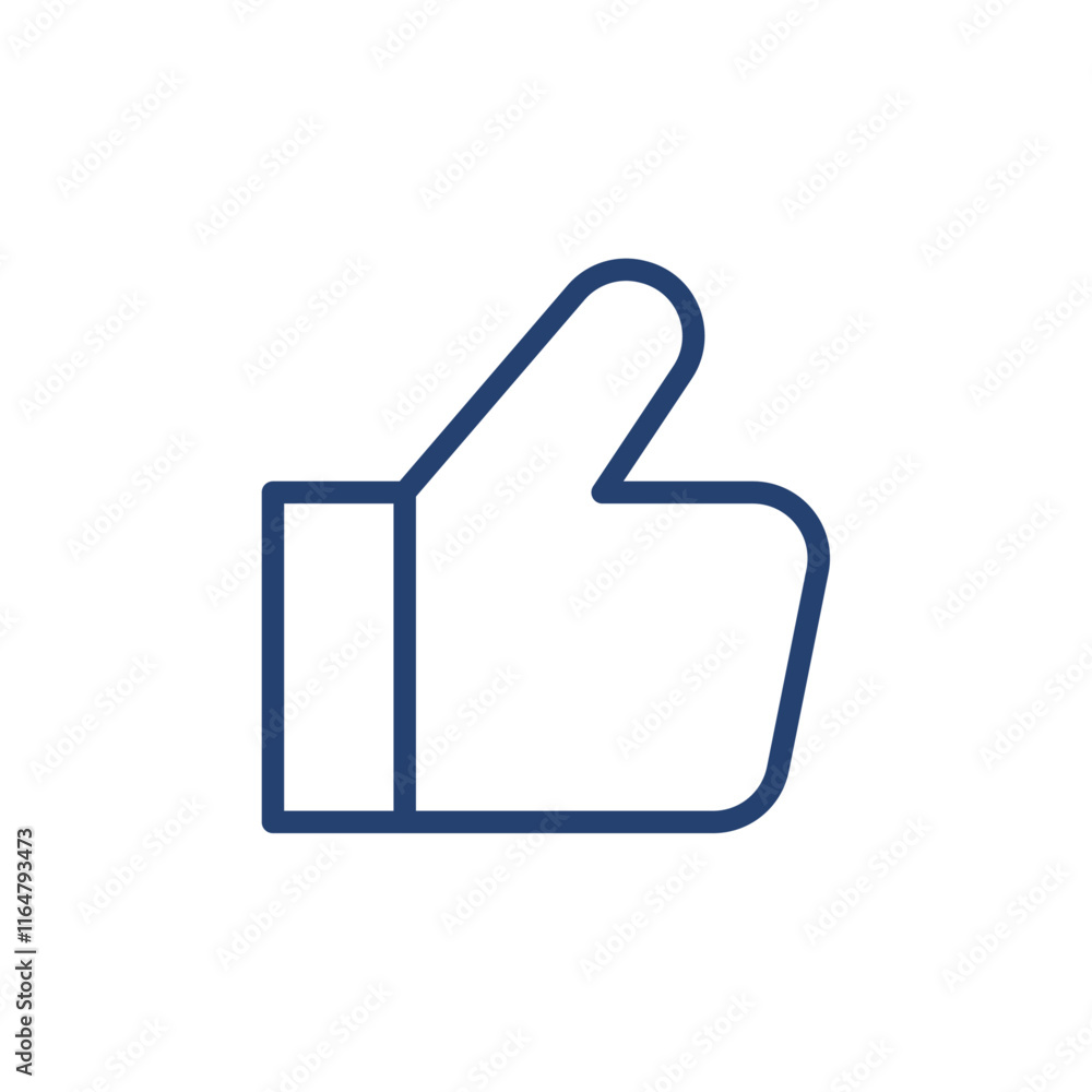 Thumbs up icon Outline icon sign Thumbs up icon Outline icon sign