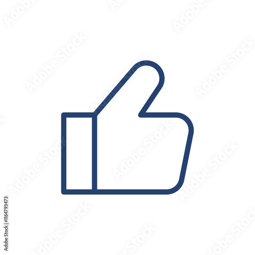 Thumbs up icon Outline icon sign