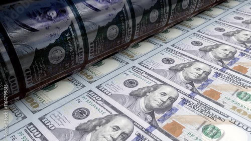 2K Banknote 100 dollar printing