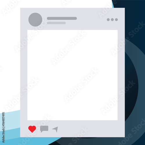 Twibbon Template Transparent Background Frame Template for Online Content Creation