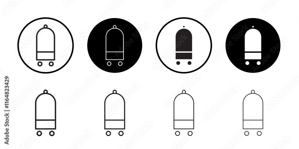 Hotel service icon Thin line vector illustration set Hotel service icon Thin line vector illustration set