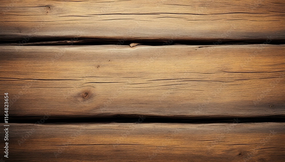 Fototapeta premium Rustic Wooden Texture Background: Aged Brown Wooden Planks