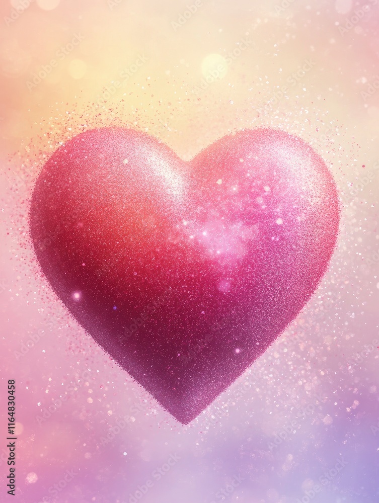 soft gradient heart in the center, transitioning from light pink at the top to a deep, romantic red at the bottom. Valentine days. soft gradient heart in the center, transitioning from light pink at the top to a deep, romantic red at the bottom. Valentine days.