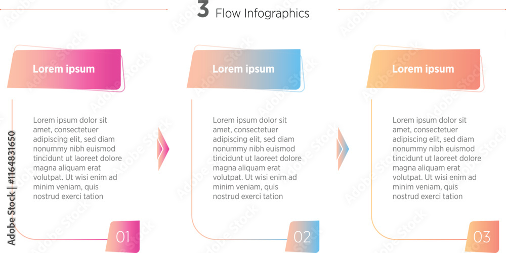 Colorful Business infographic template. 3 Step timeline journey. Process diagram, 3 options on white background, Infographic elements vector illustration. Colorful Business infographic template. 3 Step timeline journey. Process diagram, 3 options on white background, Infographic elements vector illustration.